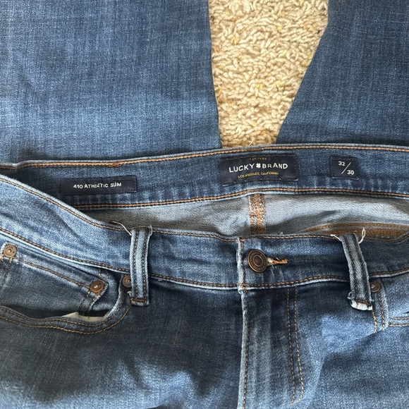 Men’s Lucky Brand 410 athletic slim straight with stretch 32x30 - Picture 5 of 5